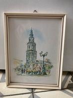 Aquarel van Ronald Fryling Martinitoren Groningen, Ophalen