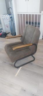 Fauteuil Ivar - stof - olijfgroen

- stoel, Huis en Inrichting, Fauteuils, Ophalen, 75 tot 100 cm, Zo goed als nieuw, Stof