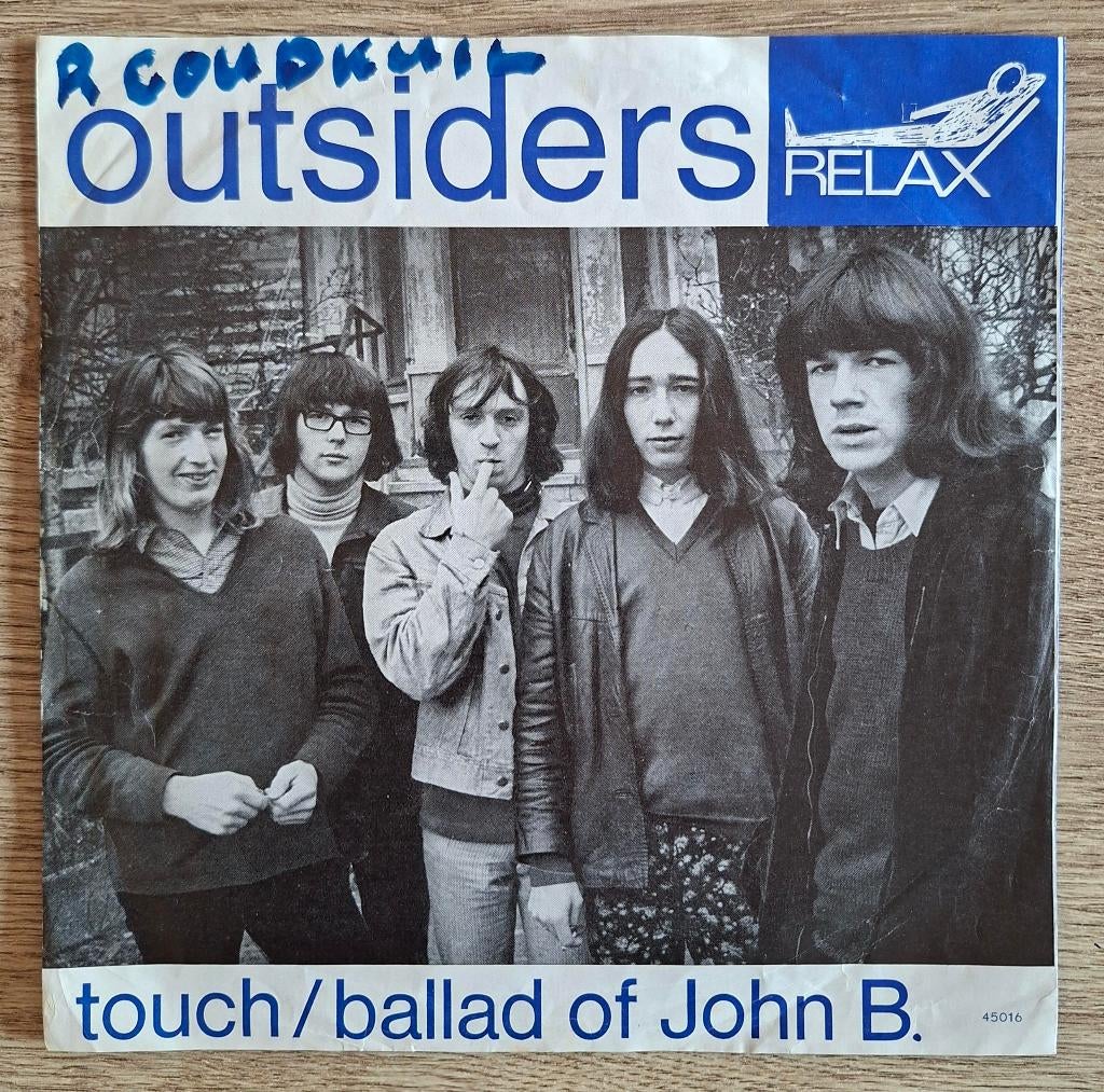 Outsiders single Nederbeat Amsterdam Touch, Cd's en Dvd's, Vinyl Singles, Gebruikt, 7 inch, Single, Ophalen of Verzenden