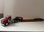 Rode Kenworth T800 8x4 met dieplader van WSI/Sword, Ophalen of Verzenden, Zo goed als nieuw, Bus of Vrachtwagen, Wsi