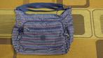 KIPLING Blue Geo Print Schoudertas 33 cm, Ophalen of Verzenden, Zo goed als nieuw, Blauw, Schoudertasje