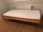 Lundia bed (met lattenbodem/zonder matras), 90 cm, Gebruikt, Eenpersoons, Hout
