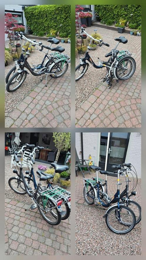 2 Vouwfietsen (Puch) Lage instap (3x naafversnel), Fietsen en Brommers, Fietsen | Vouwfietsen, Gebruikt, Overige merken, 20 inch of meer