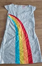 K3 flitsend regenboogjurkje zilverkleurig maat 134, Ophalen of Verzenden, Zo goed als nieuw, 134 t/m 140, Meisje