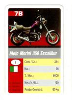 Kw1309 motorkaartje 7b moto morini 350 excalibur, Ophalen of Verzenden, Zo goed als nieuw, Auto's