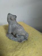 3178) mooie hardstenen kikker hoog  9cm, Ophalen of Verzenden, Zo goed als nieuw, Overige materialen, Minder dan 25 cm