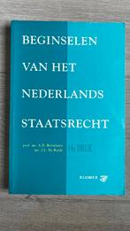 Beginselen van het Nederlands staatsrecht (Belinfante), Ophalen of Verzenden, A.D. Belinfante, Beta, WO