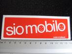 sticker sio mobilo made in holland logo, Verzenden, Zo goed als nieuw, Merk