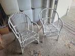 2 witte rotan kinderstoeltjes opknappers, Kinderen en Baby's, Kinderstoelen, Ophalen, Gebruikt, Overige typen