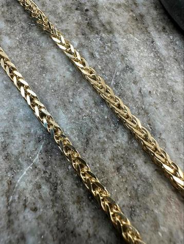 Prachtige 14k vossenstaart ketting beschikbaar voor biedingen