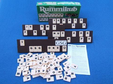 Woord rummikub nr. 404-02, Hobby en Vrije tijd, Gezelschapsspellen | Overige, Zo goed als nieuw, Ophalen