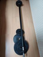 Halterset met gewichten - Zo goed als nieuw!, Ophalen, Zo goed als nieuw, Rug, Halterset