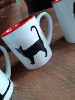 Katten/ poezen grote mokken 3 verschillende vintage, Ophalen of Verzenden, Winnie de Poeh of vrienden, Zo goed als nieuw, Servies