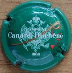 Champagnecapsule Canard-Duchêne Groen & wit nr. 53, Verzamelen, Wijnen, Ophalen of Verzenden, Nieuw, Frankrijk, Champagne