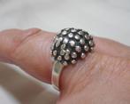 Zilveren vintage ring sputnik maat 18.5 nr.1412, 18 tot 19, Gebruikt, Verzenden, Dame