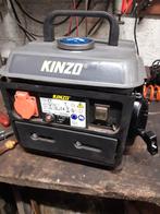 Kinzo aggregaat 700 VA - 2 takt benzine DEFECT. GOED LEZEN!!, Ophalen, Gebruikt