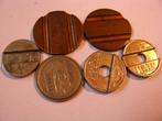 zes oude telefoon munten, Ophalen of Verzenden, Overige landen, Setje