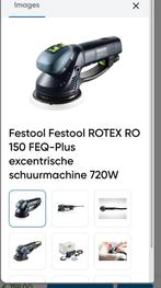 Festool ROTEX RO 150 FEQ-Plus excentrische schuurmachine 720, Doe-het-zelf en Verbouw, Ophalen, Zo goed als nieuw, Minder dan 600 watt