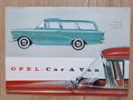 Autofolder Opel Olympia Car A Van,  eind jaren 50 begin 60, Opel, General Motors, Ophalen of Verzenden, Zo goed als nieuw