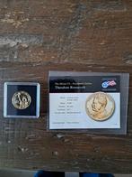 Theodore Roosevelt presidentiële  Dollar Munt, Ophalen of Verzenden, Noord-Amerika, Losse munt, Goud