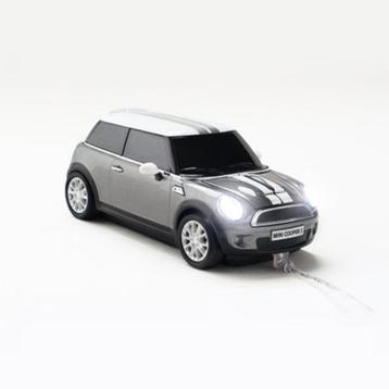 Click Car Mini Cooper S Silver Wired Optical Mouse beschikbaar voor biedingen