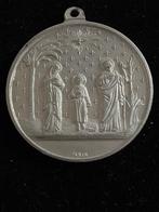 Religie Penning Medaille, Ophalen of Verzenden, Gebruikt, Kaart of Prent