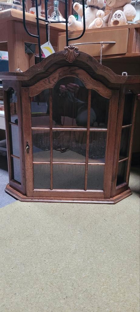 Klein Vitrinekastje - 68x68x15 cm, Huis en Inrichting, Kasten | Vitrinekasten, Ophalen