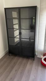 Industriele kast/ zwarte kast, Huis en Inrichting, 100 tot 150 cm, Ophalen of Verzenden, Zo goed als nieuw, 150 tot 200 cm