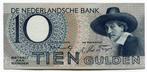 10 Gulden Bankbiljet 1943 I (PL 40a), Postzegels en Munten, Bankbiljetten | Nederland, Ophalen of Verzenden, 10 gulden, Los biljet