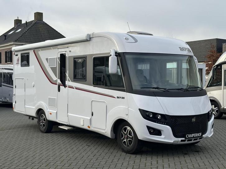 Rapido 866F Lithium Dakairco Trekhaak, Caravans en Kamperen, Campers, Bedrijf, tot en met 4, Integraal, Rapido, Fiat, Diesel, Automaat