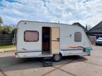 Swift toscane toercaravan in goede staat compleet, Caravans en Kamperen, Caravans, Vast bed, Particulier, Treinzit, Ringverwarming