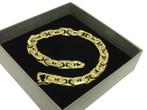 14 K Massief Gouden Schakel Armband - 20,5 cm / 34,4 g, Sieraden, Tassen en Uiterlijk, Armbanden, Onbekend, Ophalen of Verzenden