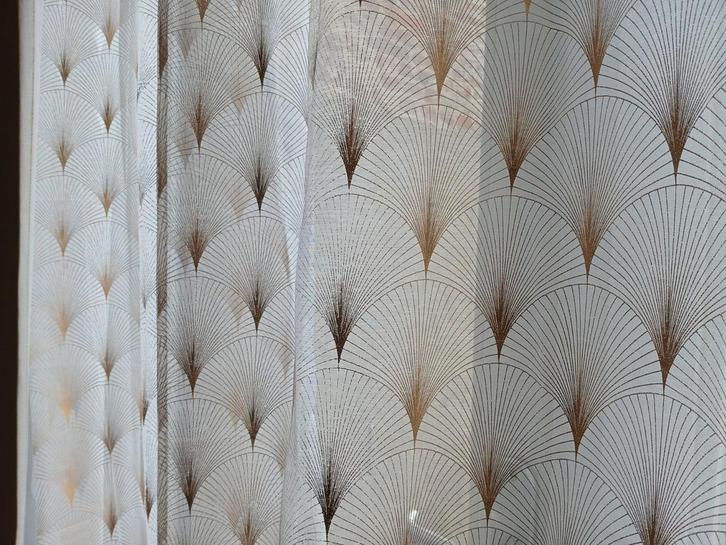 Stijlvolle Vitrage - Diverse Interieurstijlen, Huis en Inrichting, Stoffering | Gordijnen en Lamellen, Nieuw, 200 cm of meer, 200 cm of meer