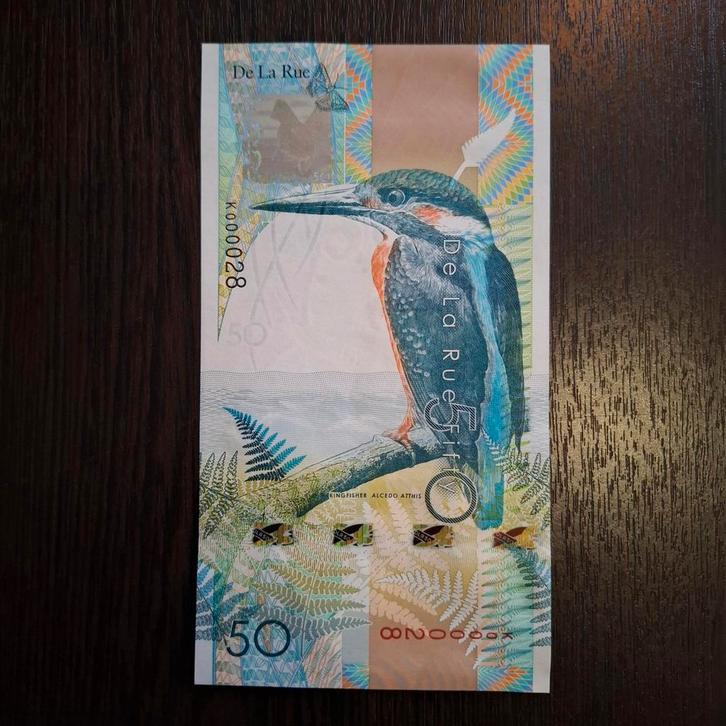 Testbiljet - Kingfisher, Postzegels en Munten, Bankbiljetten | Europa | Niet-Eurobiljetten, Ophalen of Verzenden