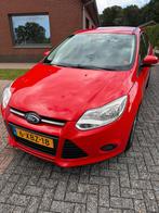 Ford Focus 1.0 Ecoboost 74KW Wagon 2014 Rood, Auto's, Ford, Stof, Zwart, 100 pk, Origineel Nederlands