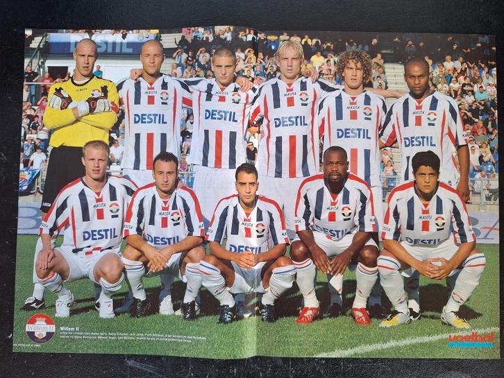 16x oude vintage posters Willem II (zie foto's!), Verzamelen, Sportartikelen en Voetbal, Zo goed als nieuw, Poster, Plaatje of Sticker
