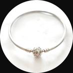 Pandora Bangle Armband 19 cm / voor bedels (A), Ophalen of Verzenden, Zo goed als nieuw, Zilver, Zilver
