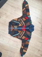 Leren patchwork jas maat 110-116, Kinderen en Baby's, Kinderkleding | Maat 110, Jongen of Meisje, Ophalen of Verzenden, Zo goed als nieuw