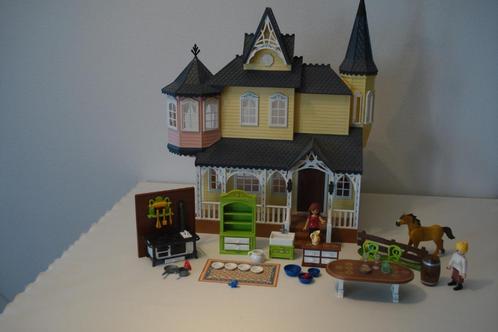 9475 Spirit Lucky's  huis + 9475 Slaapkamer +70122+70123, Kinderen en Baby's, Speelgoed | Playmobil, Zo goed als nieuw, Complete set