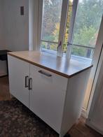IKEA Knoxhult keukenblok, Huis en Inrichting, Ophalen, Zo goed als nieuw, Wit, Enkelwandige keuken