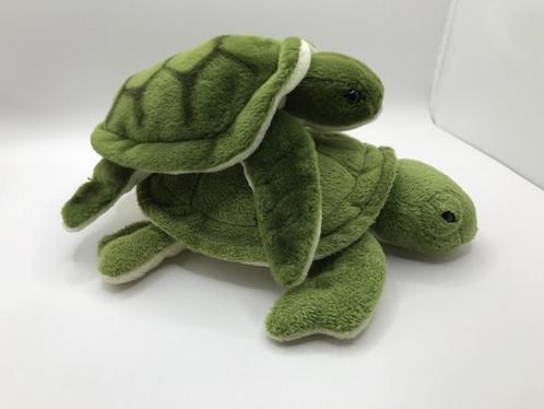 WWF schildpad knuffels en sleutelhanger, Kinderen en Baby's, Speelgoed | Knuffels en Pluche, Nieuw, Overige typen, Ophalen of Verzenden