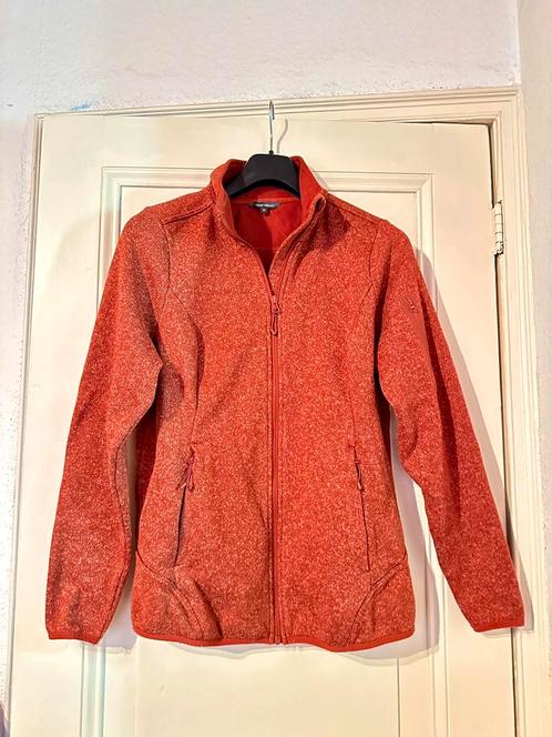 Fleecevest donkerrood Human Nature ANWB maat M (valt groot), Kleding | Dames, Truien en Vesten, Gedragen, Maat 38/40 (M), Rood