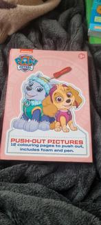 Paw Patrol Kleurboek met Uitdrukfiguren, Ophalen, Zo goed als nieuw, Taal en Lezen