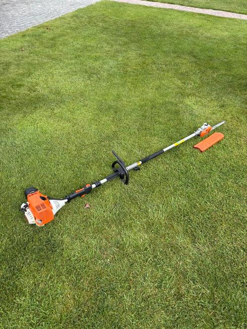 Stihl km130r combimotor met stokzaag, Tuin en Terras, Hand-tuingereedschap, Zo goed als nieuw, Overige soorten, Ophalen