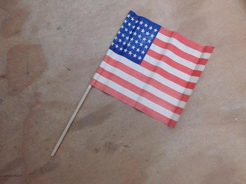 = Amerikaans Bevrijding Vlaggetje 48 Sterren Bevrijdings US, Verzamelen, Militaria | Tweede Wereldoorlog, Amerika, Ophalen of Verzenden