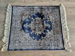 Vintage Perzisch/ Oosters kleed / tapijt, blauw, Gebruikt, 50 tot 100 cm, Blauw, Rechthoekig