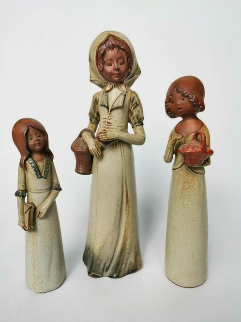 Retro vintage keramiek grote sculpturen figuren Worpswede, Antiek en Kunst, Antiek | Keramiek en Aardewerk, Verzenden