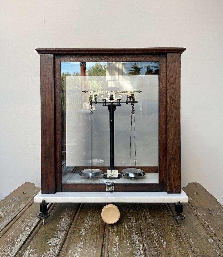 Apothekersweegschaal - laboratoriumweegschaal, Antiek en Kunst, Antiek | Gereedschap en Instrumenten, Ophalen