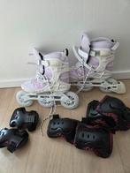 Powerslide Skeelers Lila Maat 42 + Beschermers XL, Gebruikt, Dames, Ophalen of Verzenden, Inline skates 4 wielen