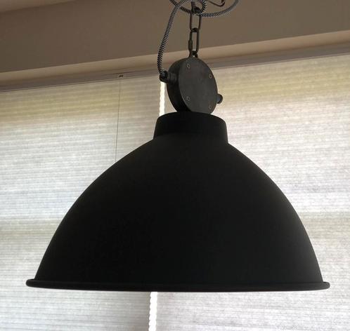 Qazqa industriële hanglamp 2x kleur grijs, Huis en Inrichting, Lampen | Hanglampen, Nieuw, Minder dan 50 cm, Metaal, Ophalen of Verzenden